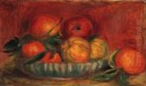 Nature Morte Aux Pommes Et Oranges by Pierre Auguste Renoir