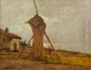 Paesaggio Con Figura by Renuccio Renucci