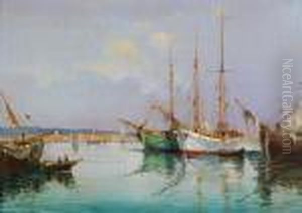 Veduta Del Porto Di Livorno - view 1