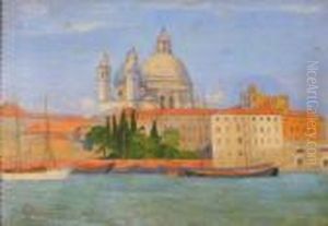 Scorcio Di Livorno(?) Da Mare by Renuccio Renucci