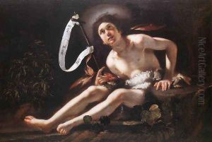 St John the Baptist 1615-20 by Bernardo Strozzi