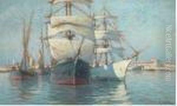 Velieri Nel Porto Di Livorno - view 1