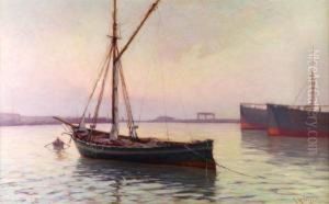 Tramonto Al Porto by Renuccio Renucci