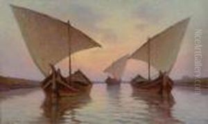 Vele A Calambrone by Renuccio Renucci