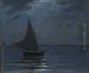 Notturno Con Vela by Renuccio Renucci