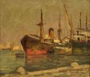 Bastimenti Al Porto by Renuccio Renucci