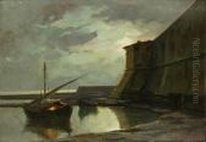 Porto Di Livorno by Renuccio Renucci