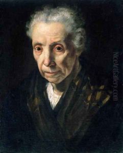Head of an Old Woman by Bernardo Strozzi
