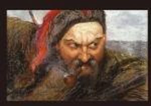 Man Holding Pipe by Repin Iliya