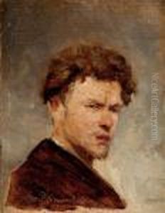 Portrait Of The Artist Vassily Maximov (1844-1911)