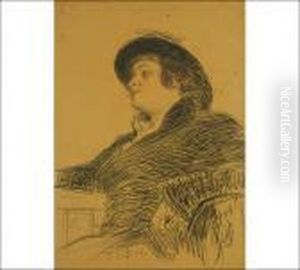 Head Of A Woman by Repin Iliya