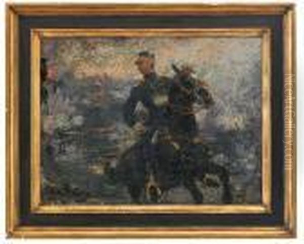 A Mounted Officer - view 1