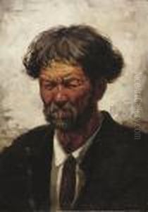 Portrait Of An Old Man by Repin Iliya