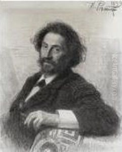 Self Portrait Of The Artist by Repin Iliya