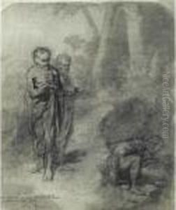 Diogenes At The River by Repin Iliya