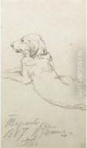 Study Of A Dog by Repin Iliya