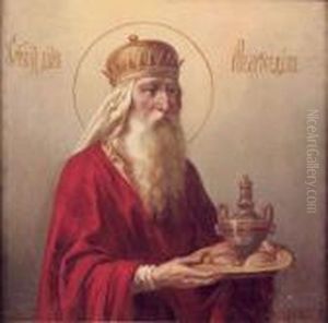 Portrait De Religieux by Repin Iliya