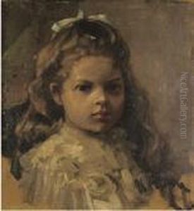 Portrait Of Vera Ivanovna Tolstaia by Repin Iliya