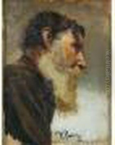 Portrait D'homme by Repin Iliya