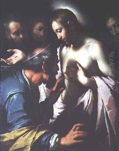 The Incredulity of St. Thomas by Bernardo Strozzi