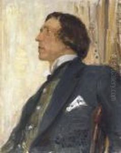 Portrait Of Nikolai Evreinov by Repin Iliya