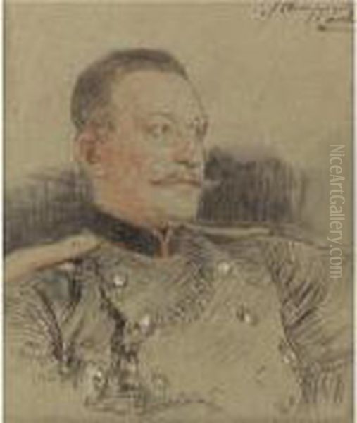 Portrait Of Officer Svertrojinsky - view 1