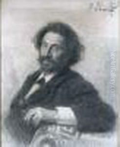 Portrait D'homme by Repin Iliya