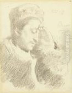 Portrait Of Yuri Repin by Repin Iliya