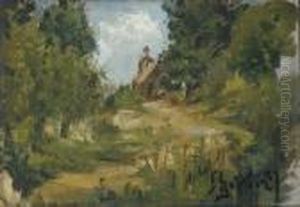 A Cottage In The Woods by Repin Iliya