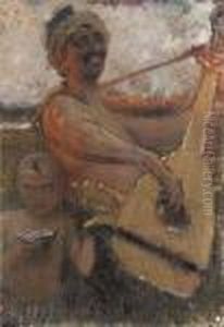 The Blind Candura Player by Repin Iliya