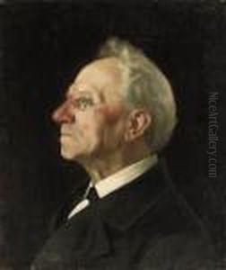 Portrait Of An Elderly Man In Spectacles