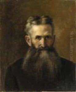 Portrait Of A Bearded Man by Repin Iliya