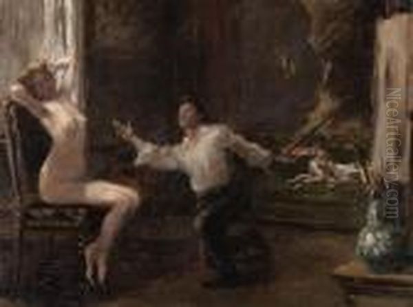 The Artist And His Model - view 1
