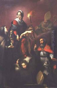 Madonna and Child with St. Clare, St. Ambrose and St. Erasmus