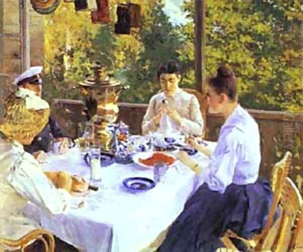 At A Tea Table 1888 - view 1