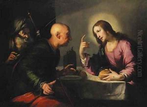 The Supper at Emmaus by Bernardo Strozzi