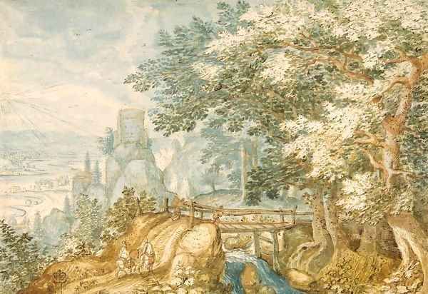 Landscape with a Footbridge - view 1