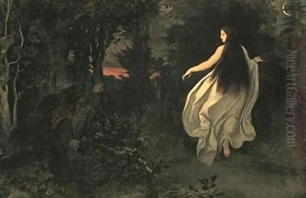 Apparition in the forest - view 1