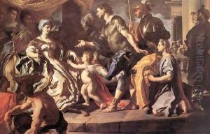 Dido Receiving Aeneas and Cupid Disguised as Ascanius 1720s by Francesco Solimena