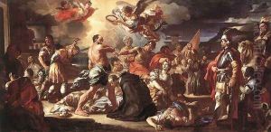The Martyrdom of Sts Placidus and Flavia 1697-1708 by Francesco Solimena