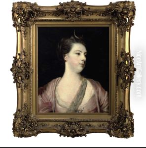 Portrait Of Lady Anne Dawson, Bust-length, As Diana by Sir Joshua Reynolds