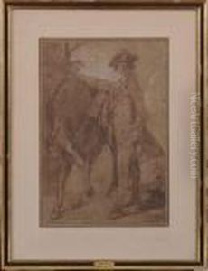 Gentleman And His Mount by Sir Joshua Reynolds
