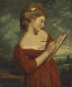 Portrait Of Girl by Sir Joshua Reynolds