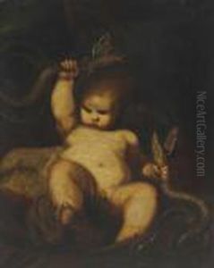 The Infant Hercules by Sir Joshua Reynolds