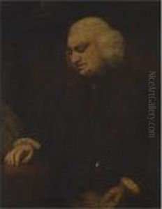 Portrait Of Dr Samuel Johnson (1709-1784) by Sir Joshua Reynolds