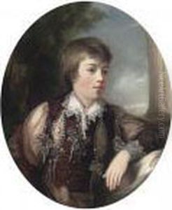 Portrait Of George Bragge Prinn Prowse As A Boy by Sir Joshua Reynolds