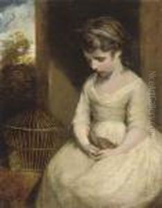 Girl With A Dead Bird by Sir Joshua Reynolds