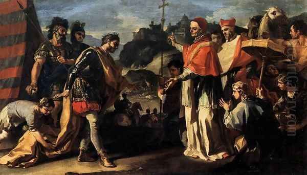 The Meeting of Pope Leo and Attila - view 1