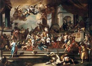 Expulsion of Heliodorus from the Temple by Francesco Solimena