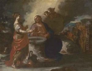 Christ and the Woman of Samaria by Francesco Solimena